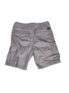 Superdry Mens Heavy Duty Cargo Utility Shorts Size 34 Grey Cotton M7110401A